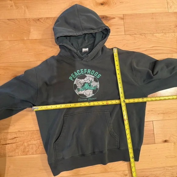 Men's Gray Hoodie - Picture 2 of 4